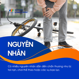 Chấn thương thường do tai nạn, chơi thể thao, té ngã hoặc các hành vi bạo lực