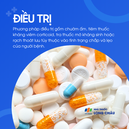 Điều trị bằng chườm ấm, thuốc kháng sinh, corticoid hoặc rạch mủ tùy mức độ tổn thương