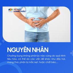 Không chỉ do tiêu hoá mà còn do đầy hơi, mang thai, táo bón, béo phì,…