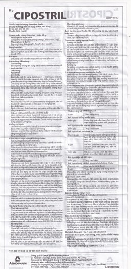 Thuốc mỡ Cipostril 1.5mg Agimexpharm điều trị tại chỗ vảy nến mảng mức độ nhẹ đến vừa (30g)