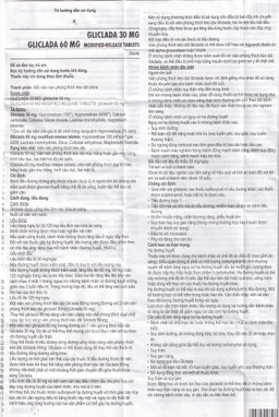 Thuốc Gliclada 30mg KRKA điều trị bệnh tiểu đường (8 vỉ x 15 viên)