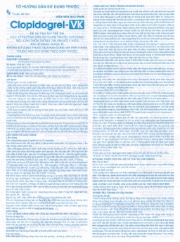 CLOPIDOGREL-VK 75MG AN THIÊN 3X10