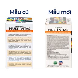 Viên uống bổ sung vitamin và khoáng chất cho cơ thể Multi Vitas Lab Well (60 viên)