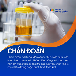 Chẩn đoán dựa trên khai thác bệnh sử, khám lâm sàng và xét nghiệm nước tiểu để loại trừ nguyên nhân khác