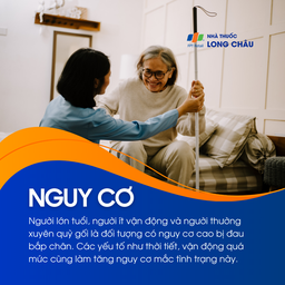Người lớn tuổi, ít vận động, hay quỳ gối hoặc vận động quá sức dễ bị đau bắp chân
