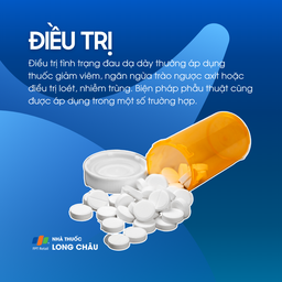 Đau dạ dày có thể điều trị bằng thuốc giảm viêm, kháng axit, điều trị vi khuẩn HP hoặc phẫu thuật nếu có biến chứng nặng