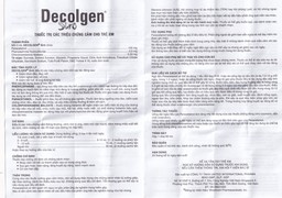 Siro Decolgen Untied điều trị các triệu chứng cảm thông thường, viêm mũi dị ứng (60ml)