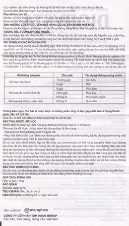 Thuốc Diobysta Merap điều trị tiêu chảy cấp và mạn (12 gói)