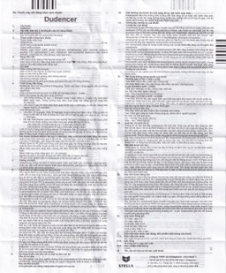 Thuốc Dudencer Stella giảm triệu chứng khó tiêu do acid (3 vỉ x 10 viên)