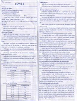 Thuốc Envix 6 Meyer - BPC điều trị giun chỉ Onchocerca, giun lươn ở ruột (2 vỉ x 2 viên)