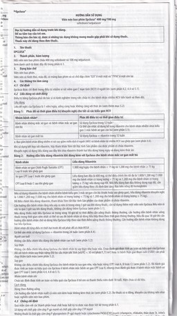 Thuốc Epclusa 400mg/100mg Gilead điều trị viêm gan C mãn tính (28 viên)