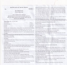 Viên đặt âm đạo Eu Tekynan PV điều trị viêm âm đạo (1 vỉ x 10 viên)