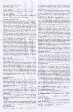 Thuốc Exopadin 60mg Trường Thọ điều trị viêm mũi dị ứng, mày đay (3 vỉ x 10 viên) 