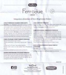 Dung dịch Ferrodue 15ml Buona bổ sung sắt cho cơ thể, giảm nguy cơ thiếu máu 