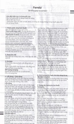 Thuốc Ferrola Worwag điều trị thiếu máu do thiếu sắt (5 vỉ x 10 viên)