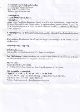 Kem bôi làm mềm gót chân Fixderma Foot Cream 60g
