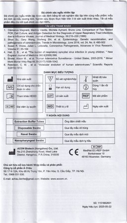 Kit test cúm A/B, Covid, RSV, ADV Flowflex (20 kít)