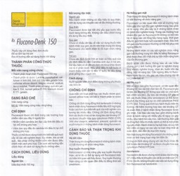 Thuốc Flucona-Denk 150mg điều trị nhiễm nấm candida ở người lớn (1 viên)