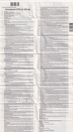 Thuốc Fluconazole Stella 150mg điều trị nhiễm nấm (1 vỉ x 1 viên)