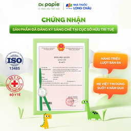 Gạc răng miệng Dr.Papie Starmed (30 gói) làm sạch và bảo vệ răng miệng cho bé