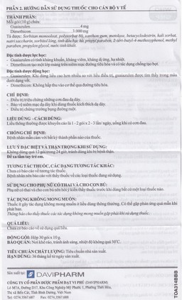 Gel uống Gebhart Davipharm điều trị triệu chứng cơn đau dạ dày (30 gói x 10g)