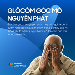 Glôcôm góc mở nguyên phát 1