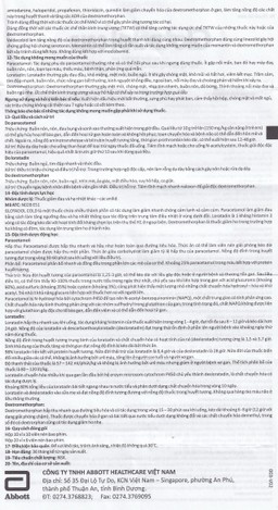 Thuốc Glotadol Cold Glomed hỗ trợ giảm đau, hạ sốt (10 vỉ x 10 viên)