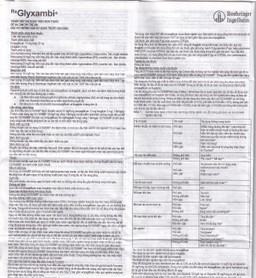 Thuốc Glyxambi 10mg/5mg Boehringer điều trị đái tháo đường típ 2 (3 vỉ x 10 viên)