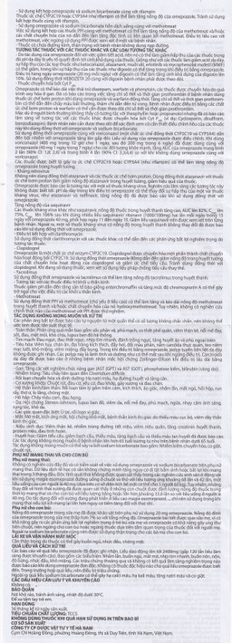 Thuốc Hebozeta 20 Hamedi điều trị ngắn hạn loét tá tràng tiến triển (30 gói)