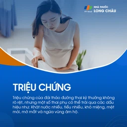 Triệu chứng tiểu đường thai kỳ: Khát nước và tiểu nhiều.