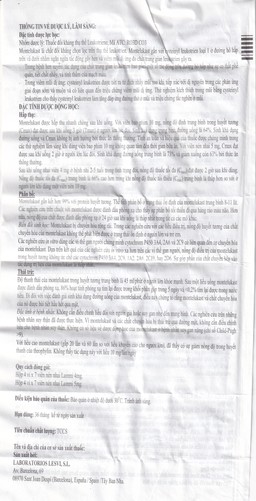 Thuốc Lainmi 4mg Lesvi phòng ngừa và điều trị hen (4 vỉ x 7 viên)