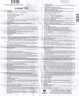 Thuốc Lostad T25 25mg Stella điều trị tăng huyết áp (3 vỉ x 10 viên)