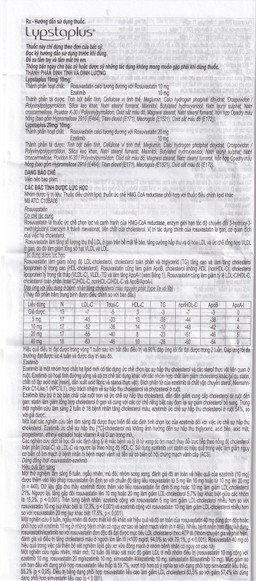 Viên nén Lypstaplus 20/10mg Abbott điều trị tăng cholesterol máu nguyên phát (3 vỉ x 10 viên)