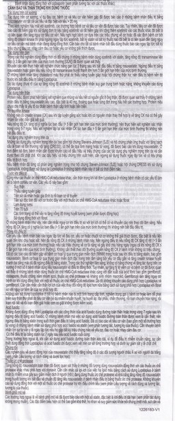 Viên nén Lypstaplus 20/10mg Abbott điều trị tăng cholesterol máu nguyên phát (3 vỉ x 10 viên)