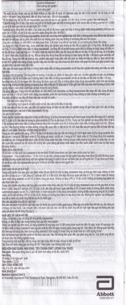 Viên nén Lypstaplus 20/10mg Abbott điều trị tăng cholesterol máu nguyên phát (3 vỉ x 10 viên)