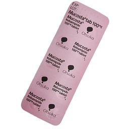 Viên nén Mucosta tablets 100mg Otsuka điều trị loét dạ dày (10 vỉ x 10 viên)