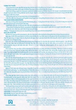 Viên sủi Napharangan 500mg Nam Hà hạ nhiệt, giảm đau, điều trị sốt từ nhẹ đến vừa (4 vỉ x 4 viên) 