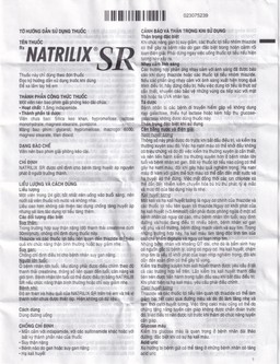 Viên nén Natrilix SR Servier điều trị tăng huyết áp nguyên phát (3 vỉ x 10 viên)