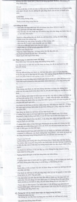 Thuốc Nebilet Nebivolol 5mg Menarini điều trị tăng huyết áp và suy tim mạn tính (2 vỉ x 14 viên)