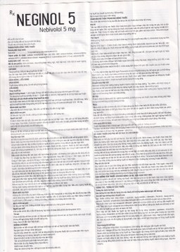 Thuốc Neginol 5 DHG điều trị tăng huyết áp vô căn (3 vỉ x 10 viên)