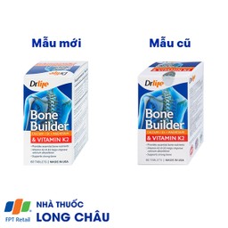 Viên uống Bone Builder Drlife bổ sung canxi và vitamin cho xương (60 viên)