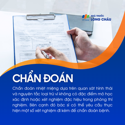 Chẩn đoán nhiệt miệng dựa trên quan sát và loại trừ