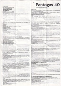 Thuốc Pantogas 40 DHG điều trị viêm thực quản trào ngược (2 vỉ x 10 viên)