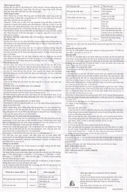 Viên sủi Effer-Paralmax 500 Boston giảm các chứng đau nhẹ đến vừa, đau đầu, đau răng (5 vỉ x 4 viên)