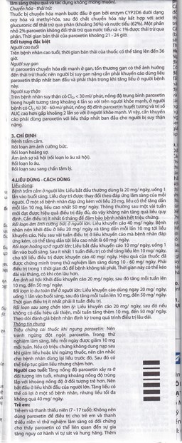 Viên nén Parokey 20mg DaViPharm điều trị trầm cảm, rối loạn ám ảnh cưỡng bức (3 vỉ x 10 viên) 