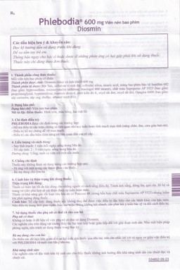 Thuốc Phlebodia 600mg Innothera điều trị trĩ cấp tính, suy tuần hoàn (2 vỉ x 15 viên)