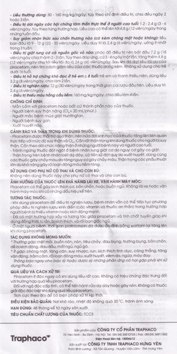 Viên nang cứng Piracetam 400mg Traphaco điều trị triệu chứng chóng mặt, suy giảm trí nhớ (6 vỉ x 10 viên) 