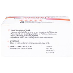 Thuốc Sarariz 5.9mg Kyung Dong điều trị đau nửa đầu, chứng chóng mặt (60 viên)