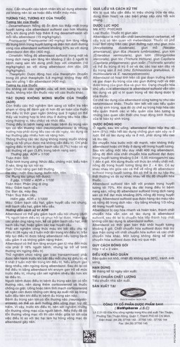 Thuốc SaVi Albendazol 200 điều trị nhiễm ấu trùng sán lợn có tổn thương não (1 vỉ x 2 viên)
