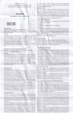 Thuốc Seropin 200mg Genepharm điều trị tâm thần phân liệt, hưng cảm lưỡng cực, trầm cảm lưỡng cực (6 vỉ x 10 viên)